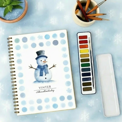 Komplet sæt til akvarelmaling